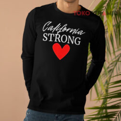 California Strong Palisades Wildfire Los Angeles Support Heart Shirt 4 California Strong Palisades Wildfire Los Angeles Support Heart Long sleeved