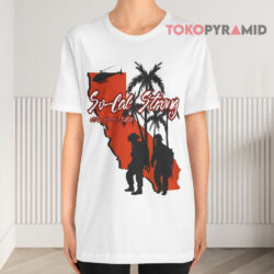 California Wildfires Los Angeles Support Palisades California Strong White T shirt