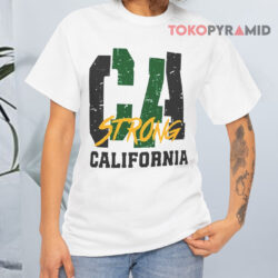 California Wildfires Strong White T shirt
