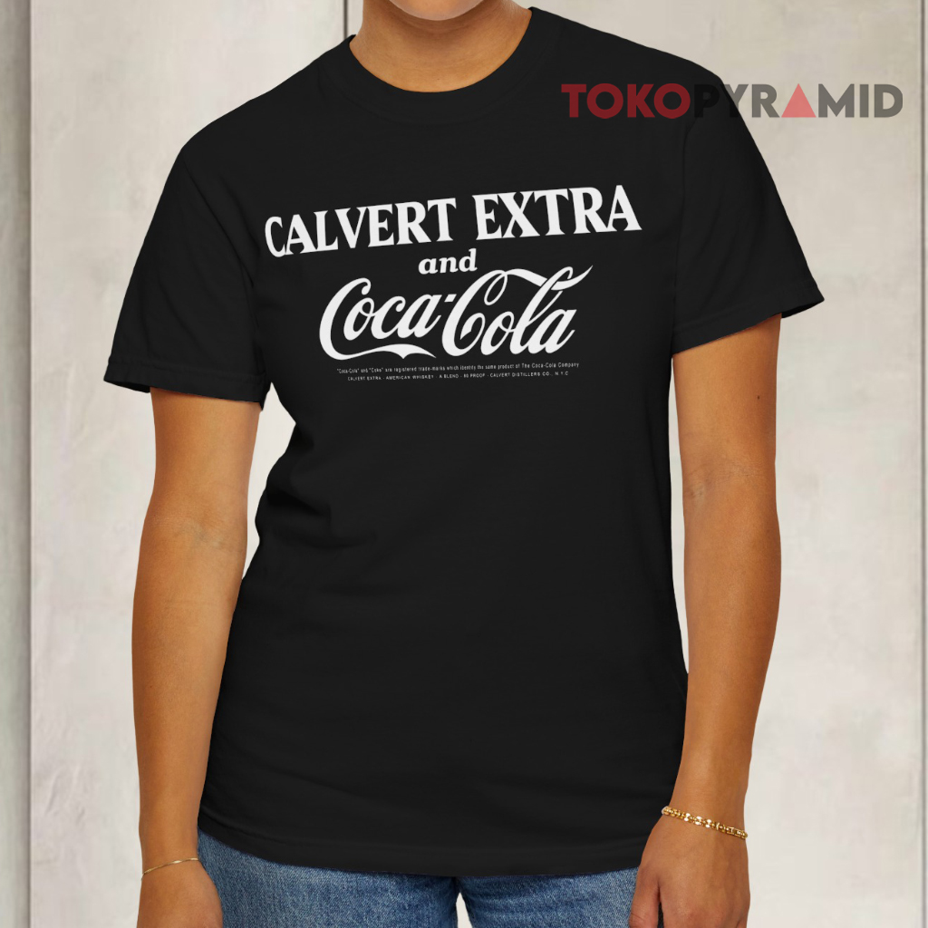 Calvert Extra And Coca Cola Black t shirt Calvert Extra And Coca Cola Black t shirt