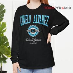 Canelo Alvarez Dolce & Gabbana Milano Dept Shirt 3 Canelo Alvarez Dolce & Gabbana Milano Dept Long sleeved Front