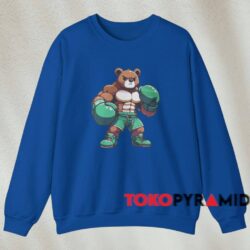 Canelo Alvarez Teddy Bear Shirt 3 Canelo Alvarez Teddy Bear Shirt Blue Sweatshirt