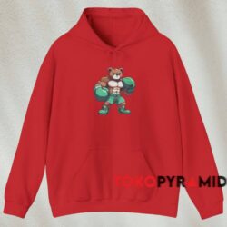 Canelo Alvarez Teddy Bear Shirt 2 Canelo Alvarez Teddy Bear Shirt Red Hoodie