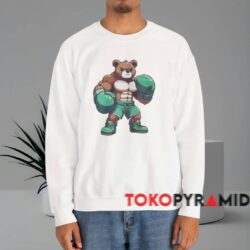 Canelo Alvarez Teddy Bear Shirt 4 Canelo Alvarez Teddy Bear Shirt White Sweatshirt