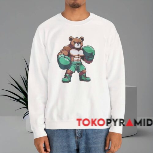 Canelo Alvarez Teddy Bear Shirt White Sweatshirt Canelo Alvarez Teddy Bear Shirt White Sweatshirt