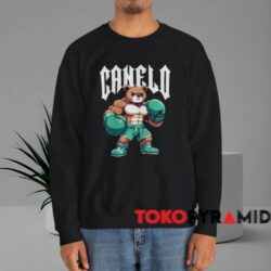 Canelo Teddy Bear Shirt 4 Canelo Teddy Bear Shirt Black Sweatshirt