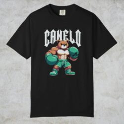 Canelo Teddy Bear Shirt Black T shirt