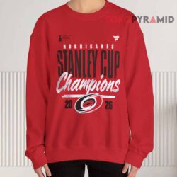 Carolina Hurricanes 2026 Champions Shirt 4 Carolina Hurricanes 2026 Champions Red Sweatshirt
