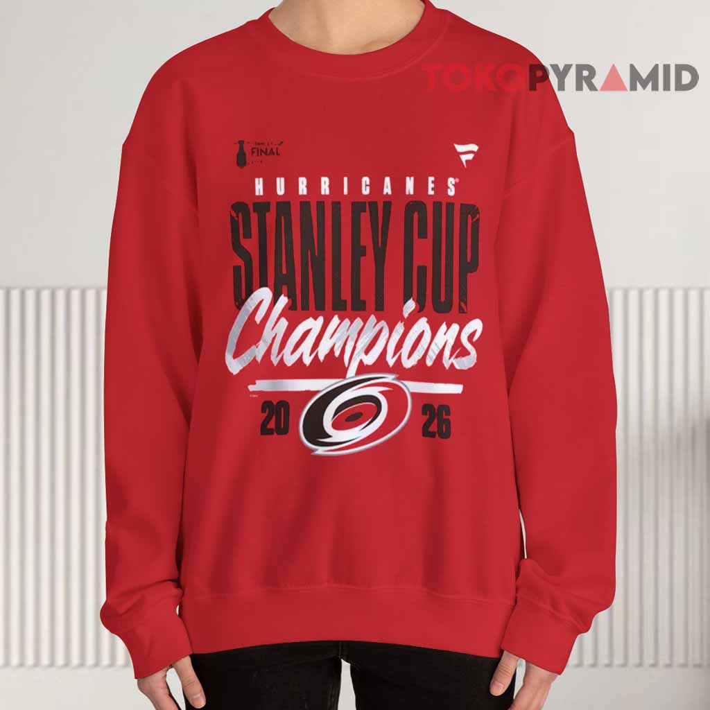 Carolina Hurricanes 2026 Champions Red Sweatshirt Carolina Hurricanes 2026 Champions Red Sweatshirt