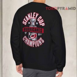 Carolina Hurricanes Fanatics 2026 Stanley Cup Champions T-Shirt 4 Carolina Hurricanes Fanatics 2026 Stanley Cup Champions Sweatshirt Back