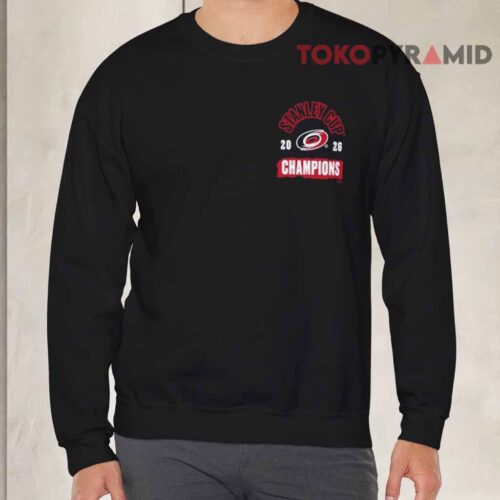 Carolina Hurricanes Fanatics 2026 Stanley Cup Champions Sweatshirt Front Carolina Hurricanes Fanatics 2026 Stanley Cup Champions Sweatshirt Front