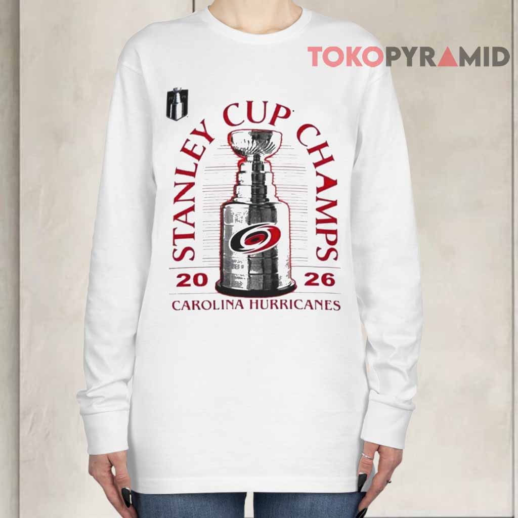 Carolina Hurricanes Stanley Cup Champions 2026 Long sleeved Carolina Hurricanes Stanley Cup Champions 2026 Long sleeved