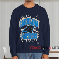 Carolina Panthers All Out Fan T shirt Navy Sweatshirt
