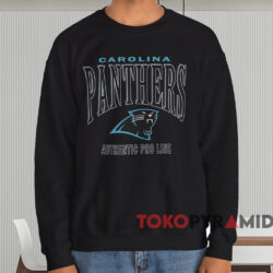Carolina Panthers Pro Line T-shirt 3 Carolina Panthers Authentic Pro Line T shirt Black Sweatshirt