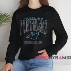 Carolina Panthers Pro Line T-shirt 4 Carolina Panthers Authentic Pro Line T shirt Black Sweatshirt