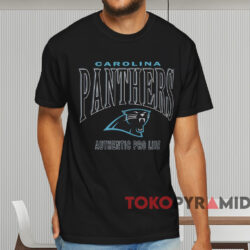 Carolina Panthers Authentic Pro Line T shirt Black T shirt