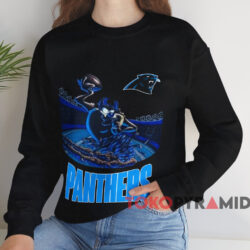 Carolina Panthers Tasmanian Devil T-shirt 4 Carolina Panthers Tasmanian Devil T shirt Black Sweatshirt