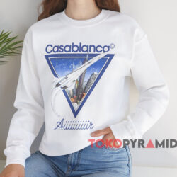 Casablanca Aiiiiir Printed T-shirt 3 Casablanca Aiiiiir Printed T shirt White Sweatshirt