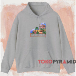 Casablanca Amour Maroc T-Shirt 2 Casablanca Amour Maroc T shirt Grey Hoodie