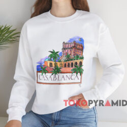 Casablanca Amour Maroc T-Shirt 3 Casablanca Amour Maroc T shirt White Sweatshirt
