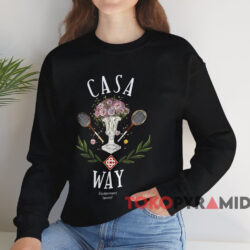 Casablanca Casa Way T-shirt 3 Casablanca Casa Way T shirt Black Sweatshirt