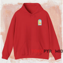 Casablanca L'Arc Coloré T-Shirt 2 Casablanca L'arc Coloré T shirt Red Hoodie
