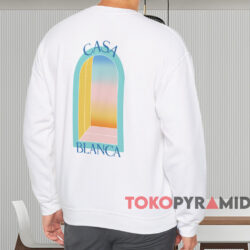 Casablanca L'Arc Coloré T-Shirt 3 Casablanca L'arc Coloré T shirt White Sweatshirt