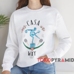 Casablanca Statue En Marbre T shirt White Sweatshirt