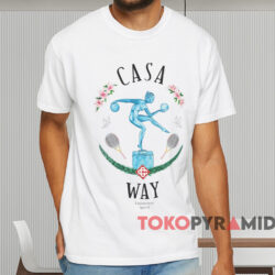 Casablanca Statue En Marbre T shirt White T shirt