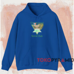 Casablanca Tennis Club Icon Shirt 2 Casablanca Tennis Club Icon Shirt Blue Hoodie