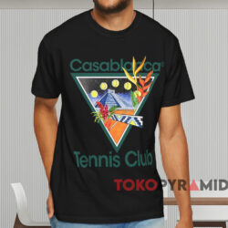 Casablanca Tennis Club Icon T shirt Black T shirt