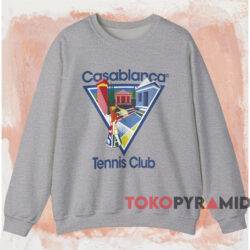 Casablanca Tennis Club T-Shirt 4 Casablanca Tennis Club T shirt gy