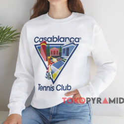 Casablanca Tennis Club T-Shirt 3 Casablanca Tennis Club T shirt White Sweatshirt