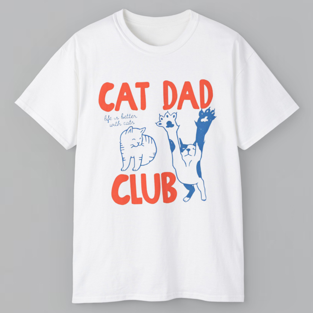 Cat Dad Club T shirt Cat Dad Club T shirt