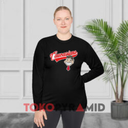 Caucasians Shirt Cleveland Indians Shirt 3 Caucasians Shirt Cleveland Indians Black Long sleeved