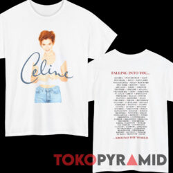 Celine Dion 1996 Falling Into You Around The World Shirt