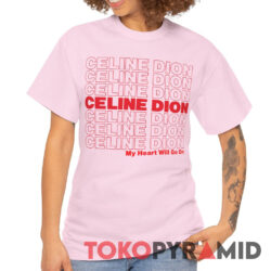 Celine Dion Red Text Tee