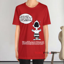Charlie Brown Asbestos Red T shirt