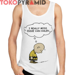Charlie Brown I Really Miss Eddie Van Halen T-shirt 4 Charlie Brown I Really Miss Eddie Van Halen T shirt