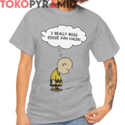 Charlie Brown I Really Miss Eddie Van Halen T-shirt 1 Charlie Brown I Really Miss Eddie Van Halen T shirt