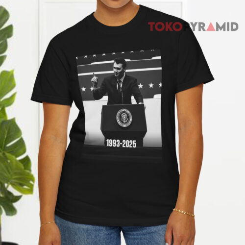 Charlie Kirk 1993 2025 Black T shirt Charlie Kirk 1993 2025 Black T shirt