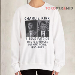 Charlie Kirk A True Patriot This Is America’s Turning Point 1993-2025 Shirt 3 Charlie Kirk A True Patriot This Is America’s Turning Point 1993 2025 Sweatshirt