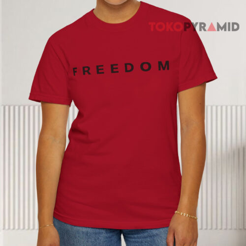 Charlie Kirk Freedom Red T shirt Charlie Kirk Freedom Red T shirt