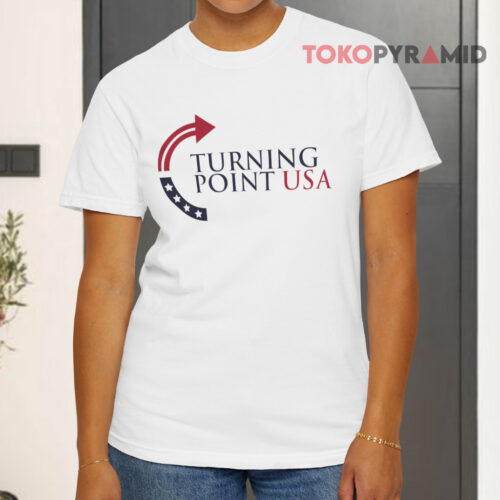 Charlie Kirk Turning Point Usa White T shirt Charlie Kirk Turning Point Usa White T shirt