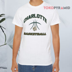 Charlotte 49ers Basketball White T shirt