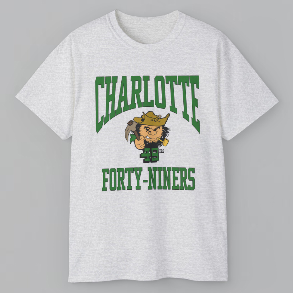 Charlotte 49ers Forty niners T shirt Charlotte 49ers Forty niners T shirt