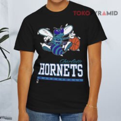 Charlotte Hornets Basketball Black T shirt