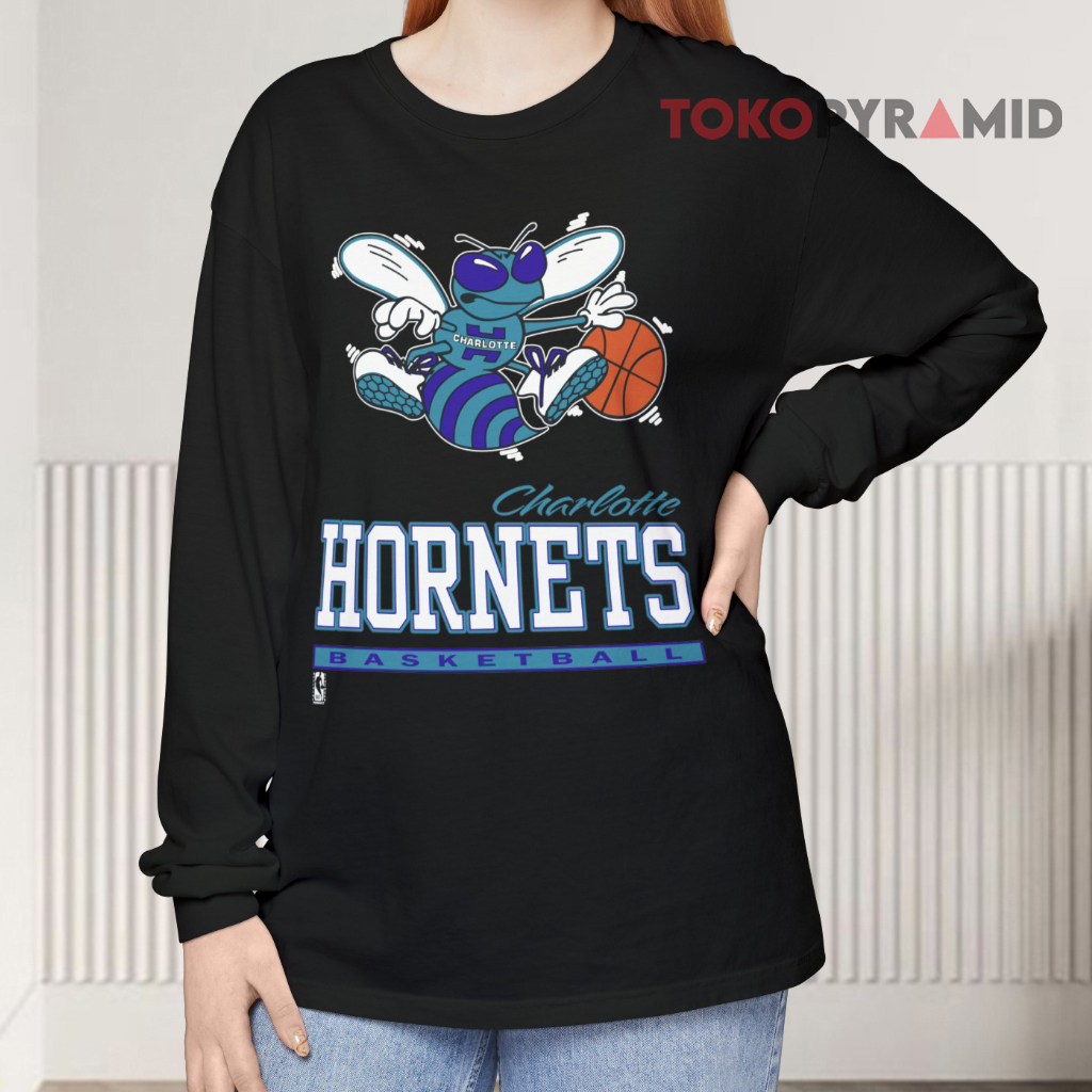 Charlotte Hornets Basketball Long sleeved Charlotte Hornets Basketball Long sleeved