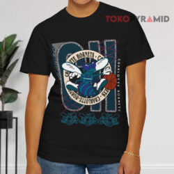 Charlotte Hornets Magic Johnson Black T shirt