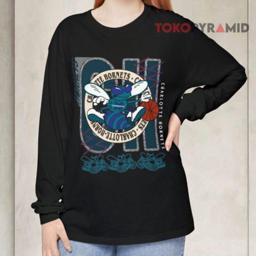 Charlotte Hornets Magic Johnson Long sleeved Charlotte Hornets Magic Johnson Long sleeved